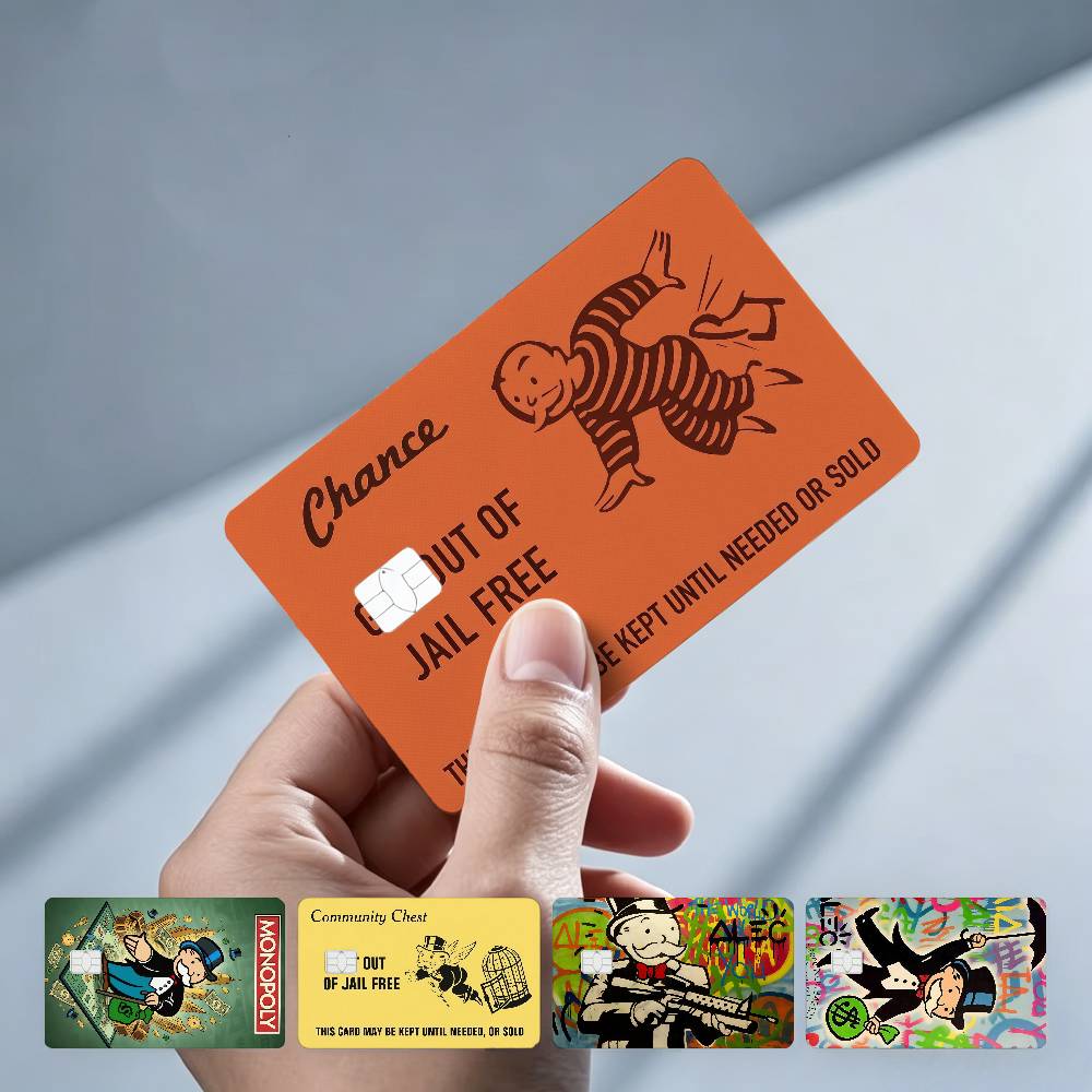 Board Game Monopoly - 알렉 M-모노폴리 게임 게트아웃제일 4개입!변색방지, 내마모성,