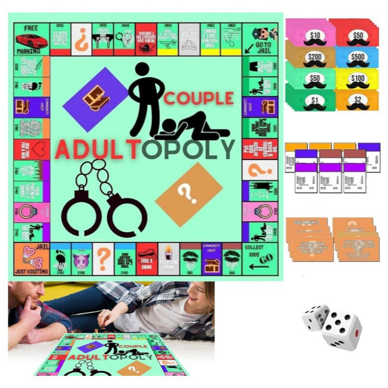 Board Game Monopoly - 커플 체스판 모노폴리 파티 게임, 다양한