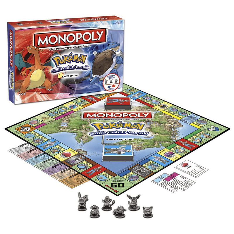 Board Game Monopoly - 모노폴리 포켓몬 보드 게임 카드 피카추스