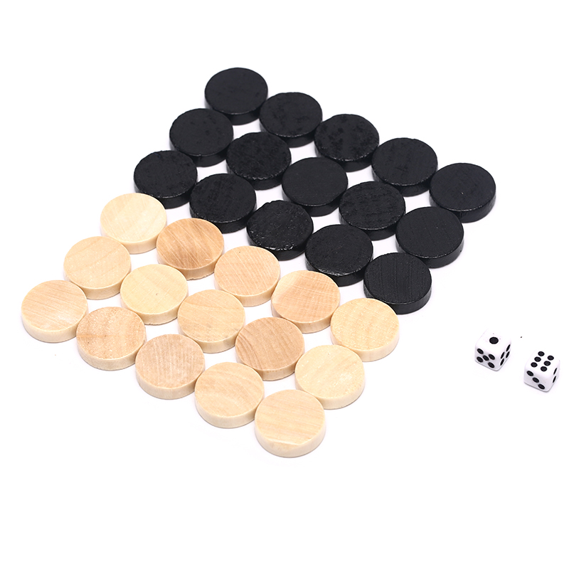 Board Game Harvest - 어린이 보드 게임용 목제 체커, 주사위