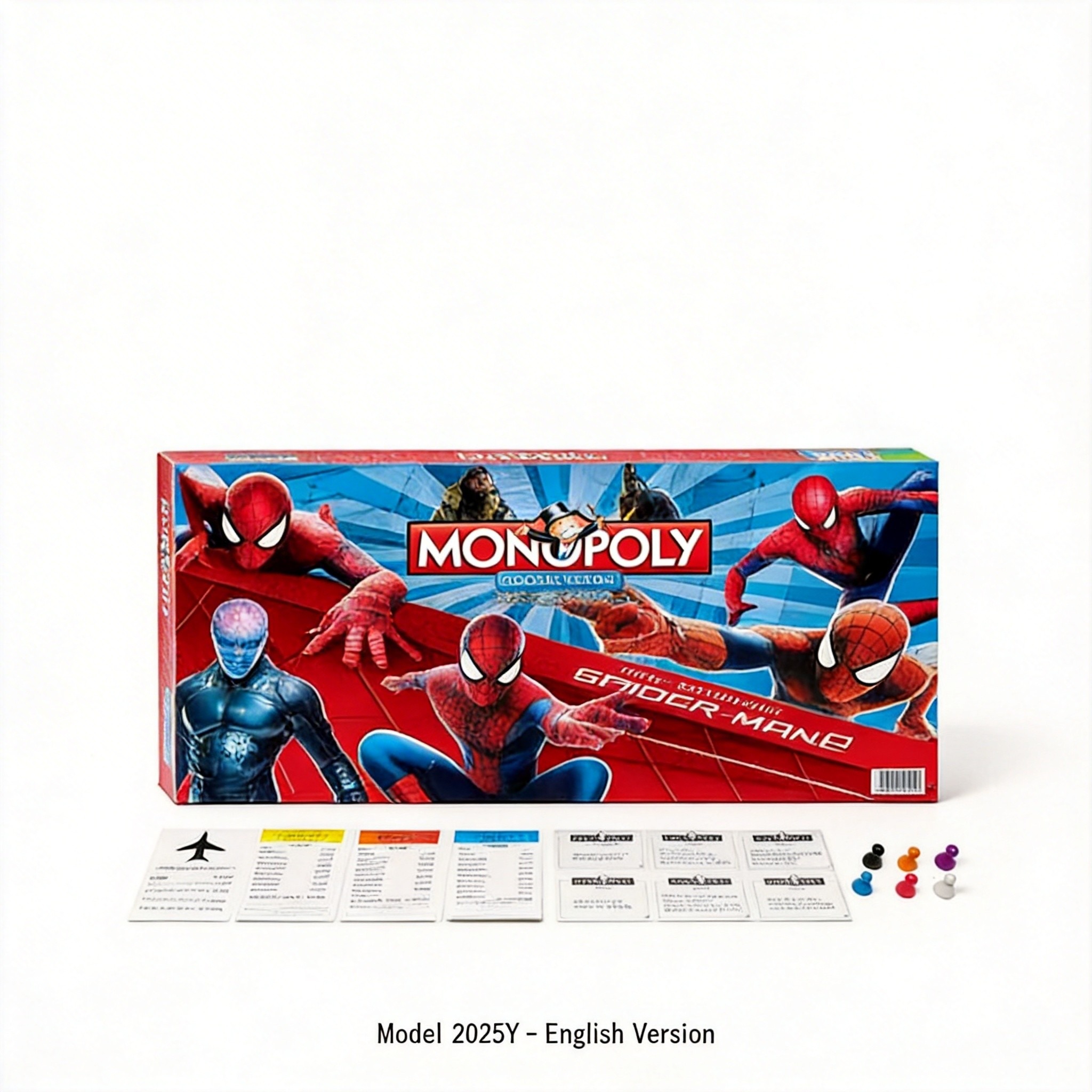 Board Game Monopoly - 스파이더맨 모노폴리 보드 게임 - 슈퍼히어로