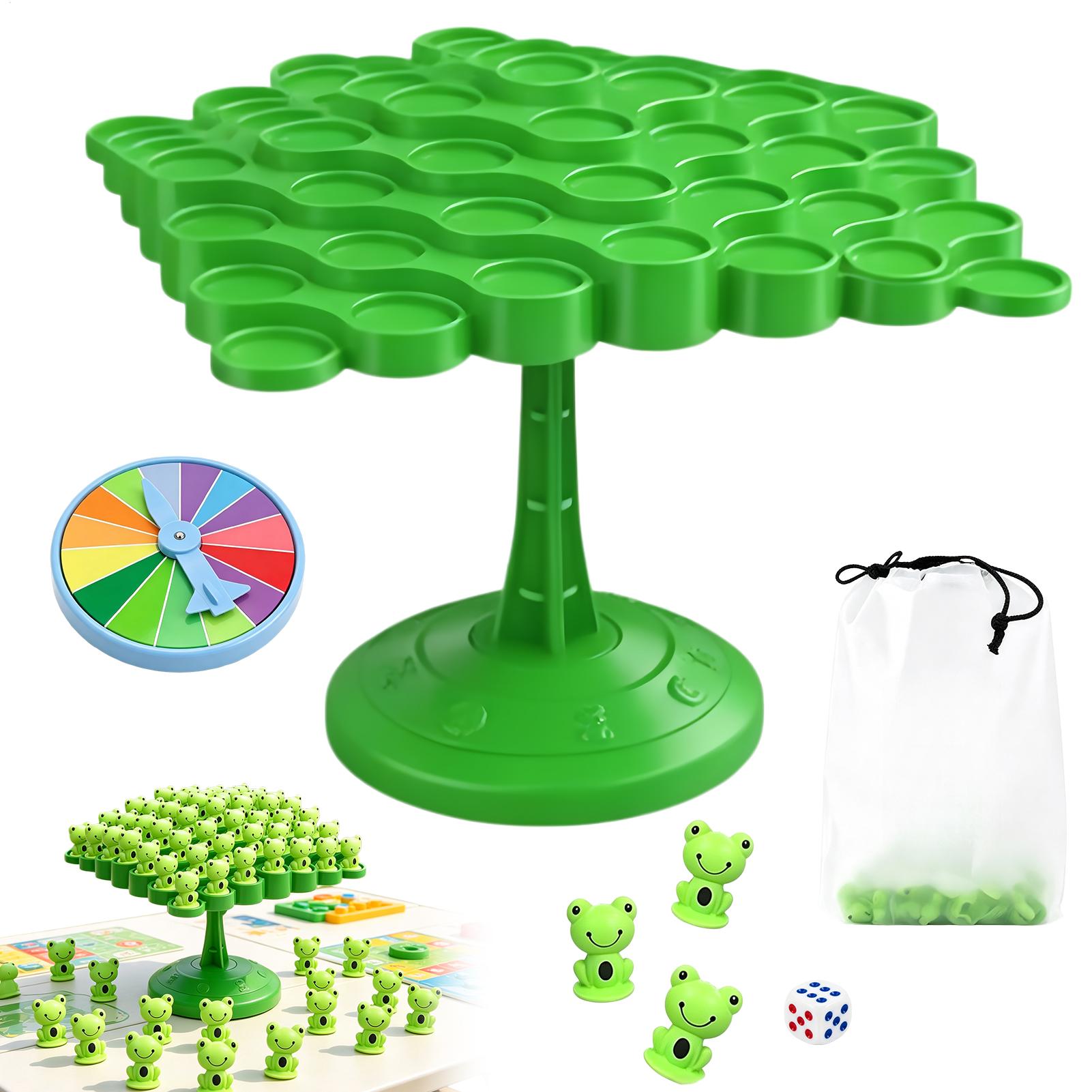 Board Game Electronic Table - 재미있는 개구리 균형 나무 어린이 수학