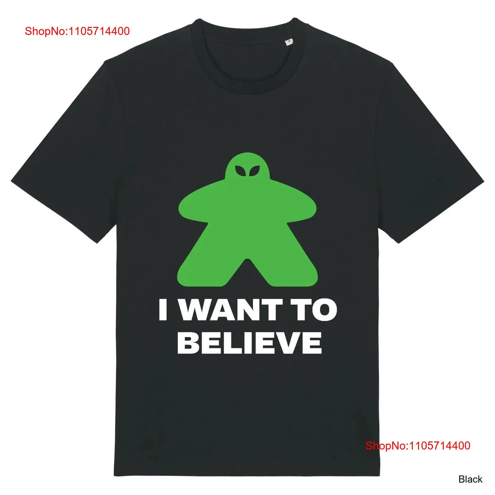 Board Game Geek - Xfiles Alien Meeple T 셔츠 보드