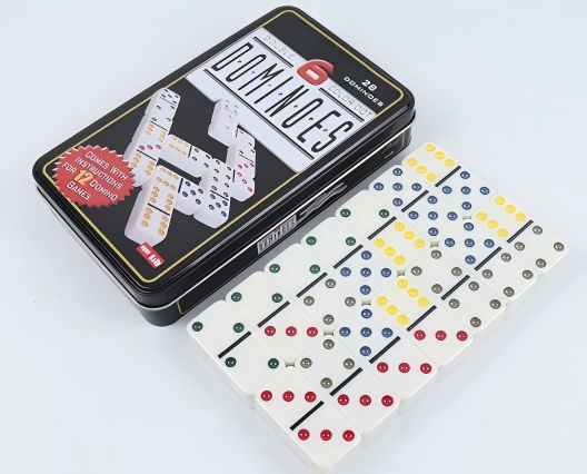 Board Game Box - 엘레강트마히 더블 식스 도미노 세트 (성인용,