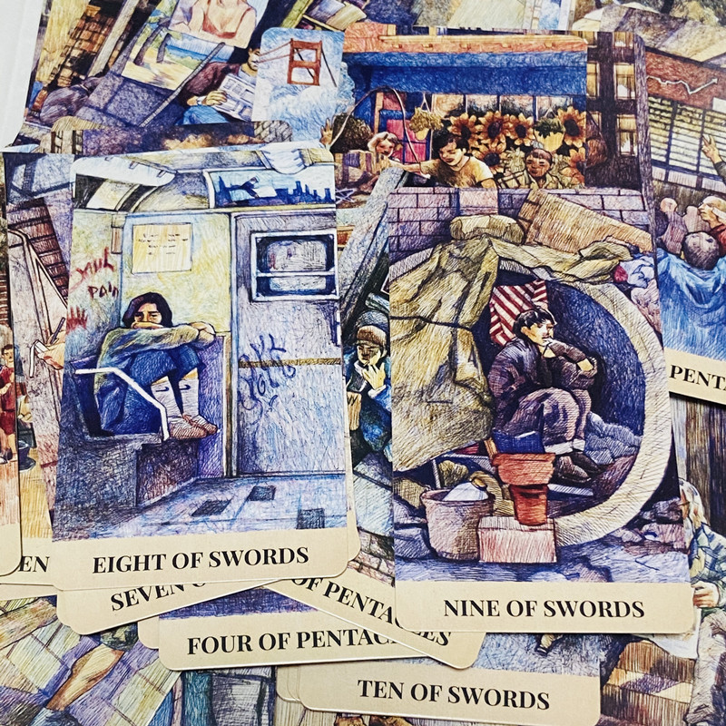 시티 라비린스 타로 카드 78장 세트 영어판 보드 게임 - Board Game Live 리뷰 및 가격