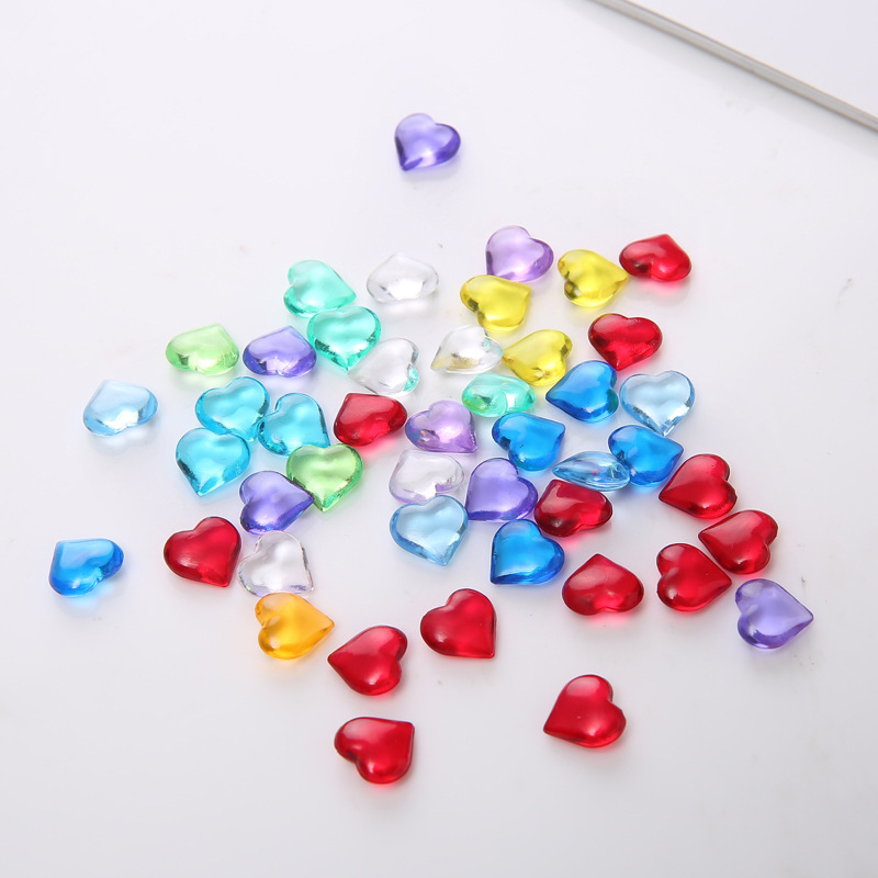 100PCS 10*4mm 하트 모양 아크릴 투명한 전당 - Board Game Harvest 리뷰 및 가격