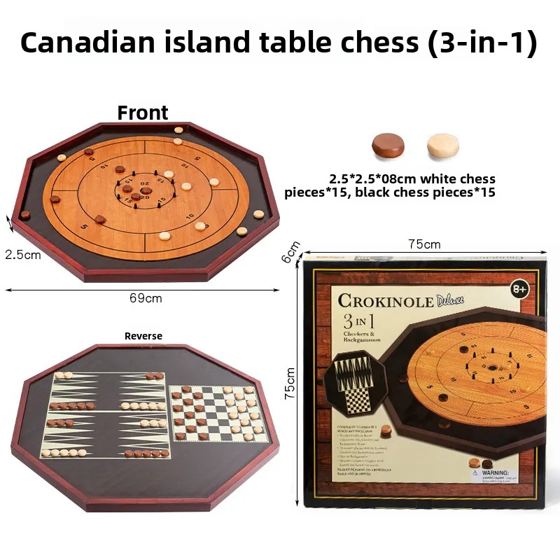 원목 크로키놀 보드 - 가족 파티용 나무 플릭 디스크  - Board Game Harvest 리뷰 및 가격