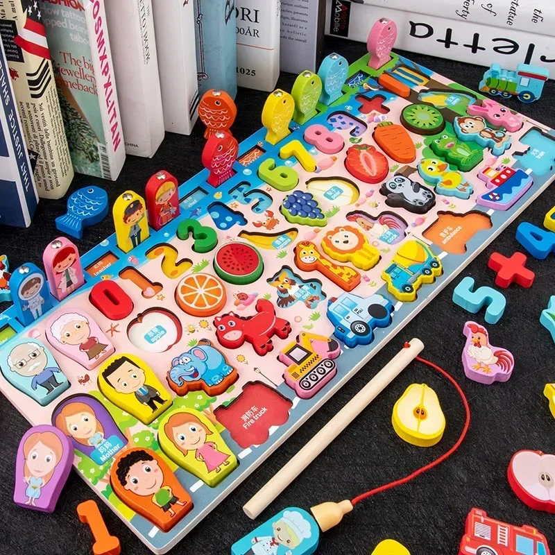 몬테소리 학습 게임을위한 교육 장난감 퍼즐 보드 수학  - Board Game Harvest 리뷰 및 가격