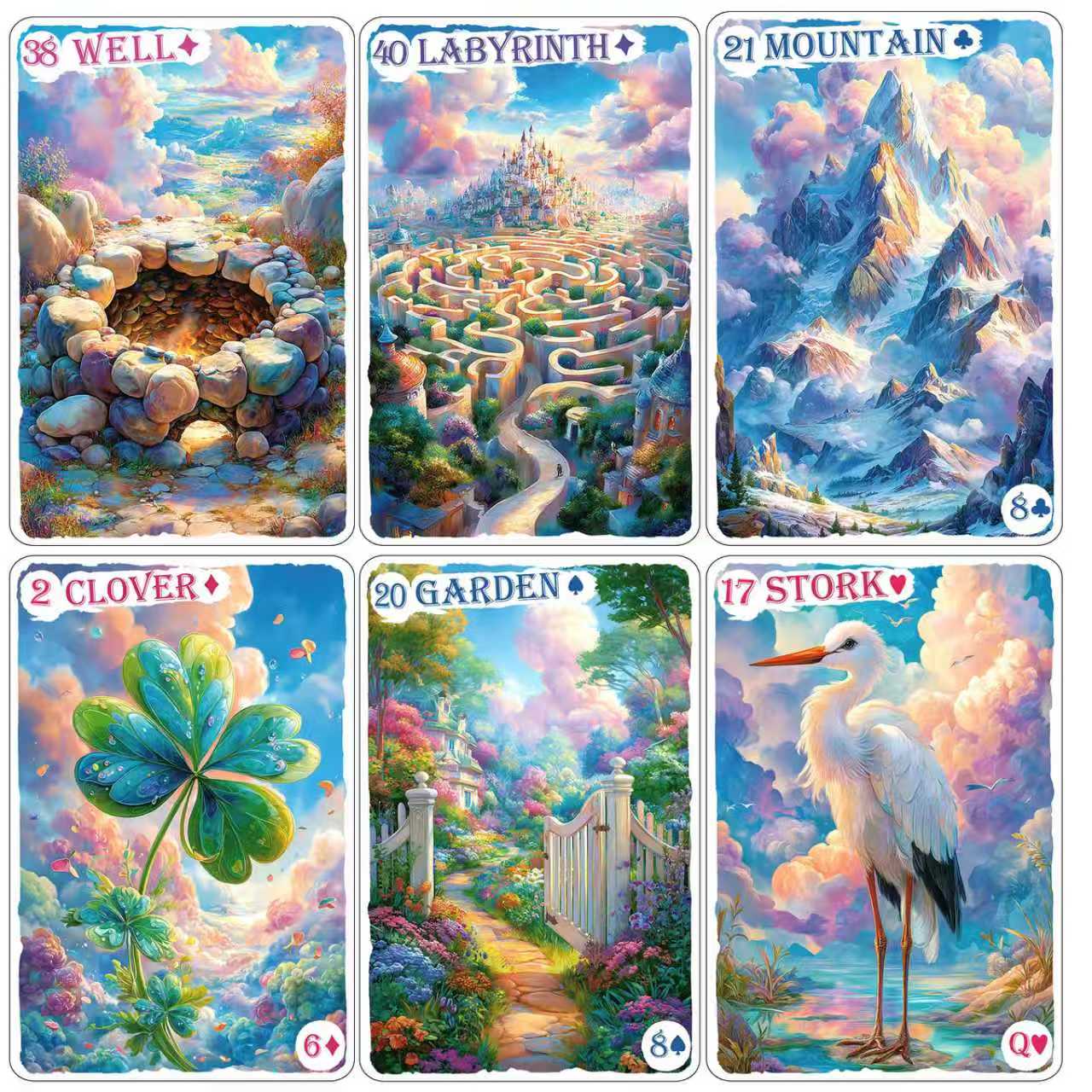 판타지 페어리 르노르망 타로 |   42장 확장형 레노 - Board Game Dixit 리뷰 및 가격