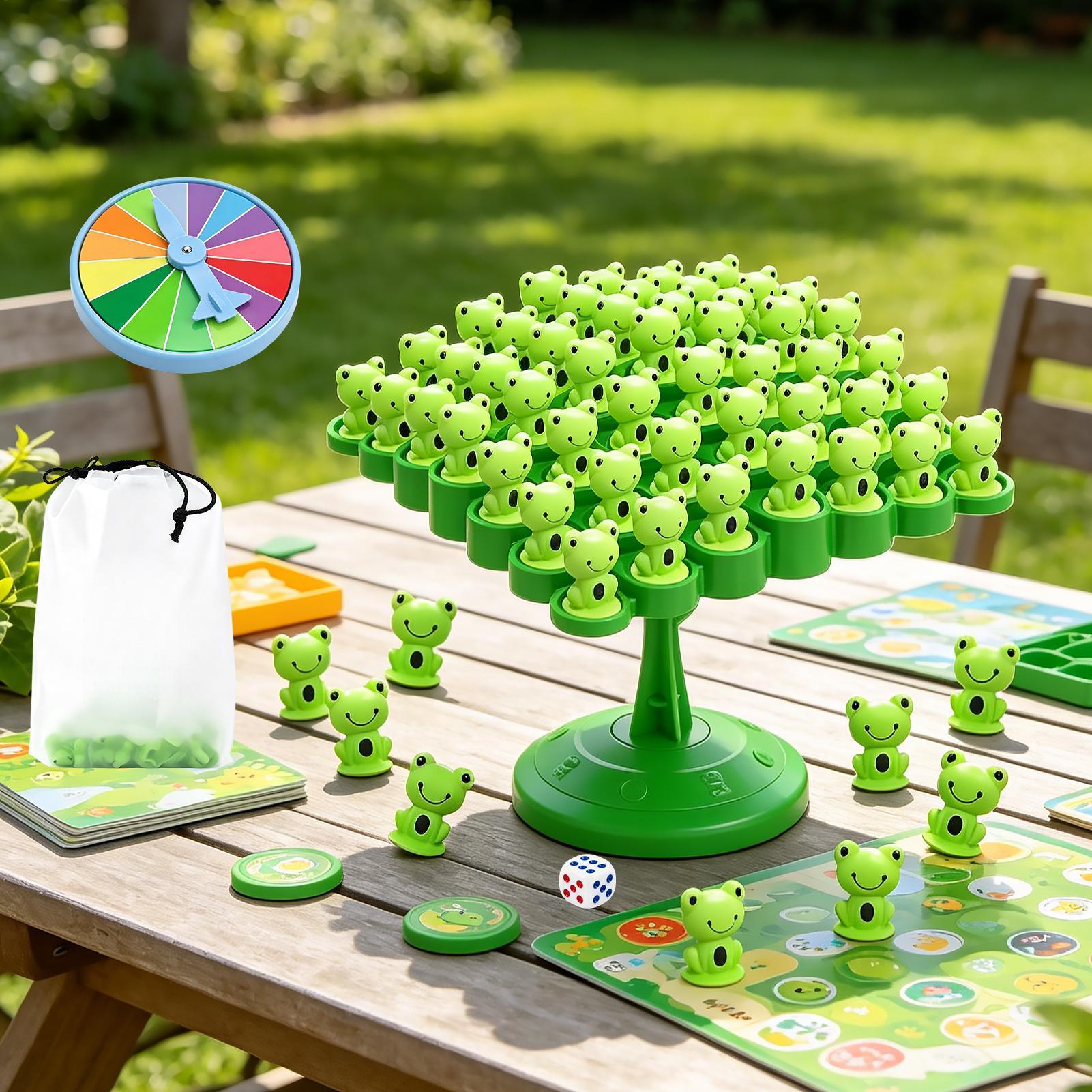 재미있는 개구리 균형 나무 어린이 수학 장난감 균형 잡 - Board Game Electronic Table 리뷰 및 가격