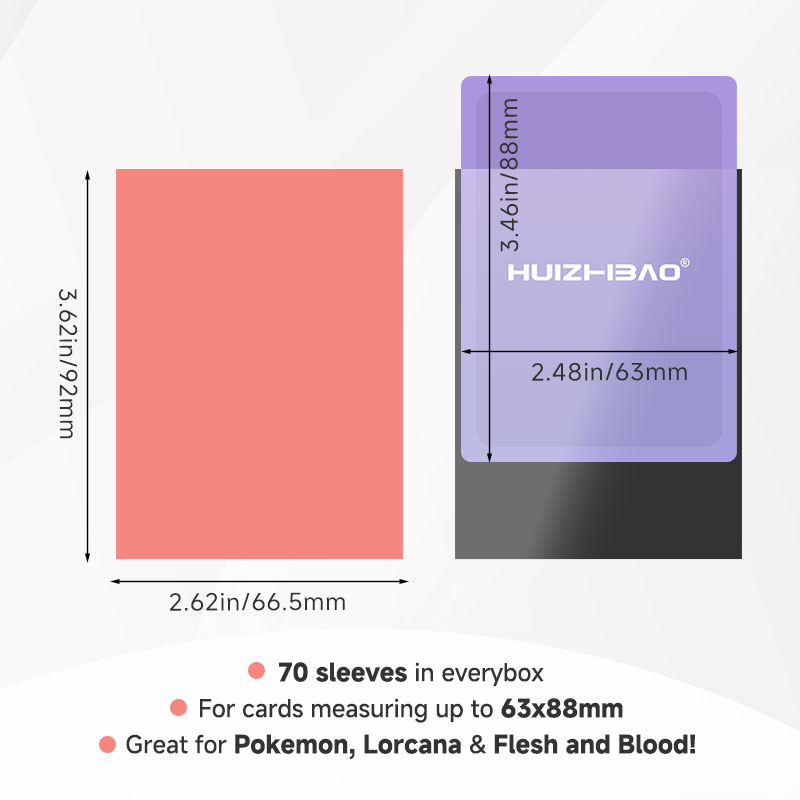 66.5X92Mm 70 Pcs/Box 다채로운 카드 슬 - Board Game Review 리뷰 및 가격