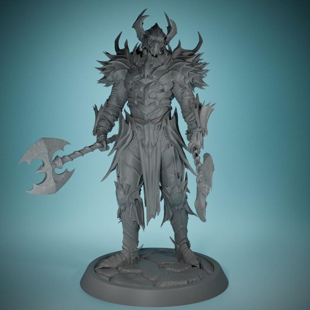 날개 없음 악마 기사 3D 인쇄 모델 인형 보드 게임  - Board Game Print 리뷰 및 가격
