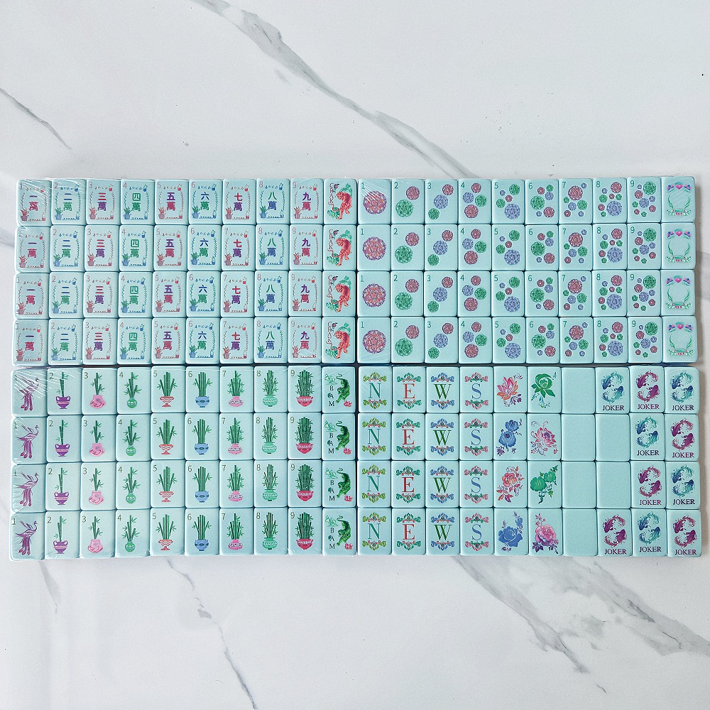 진주빛 아크릴 미국식 마작 160 타일 고급 휴대용 마 - Board Game Mahjong 리뷰 및 가격